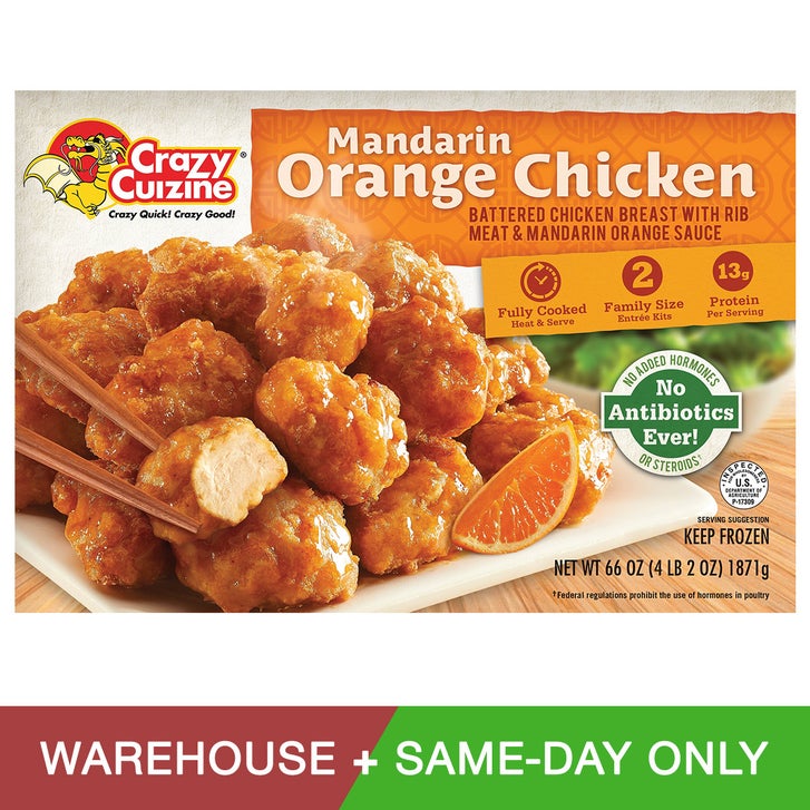 Crazy Cuizine Mandarin Orange Chicken, 66 oz | Costco