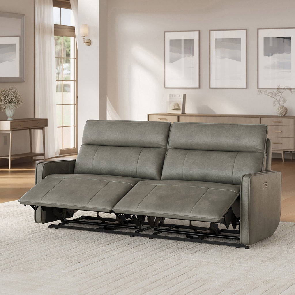 Henredon Keira Leather Zero-gravity Reclining Sofa | Costco