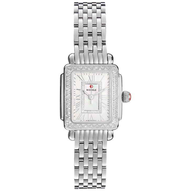 Michele Deco Madison Mini Stainless Steel White Dial Quartz  display picture 1
