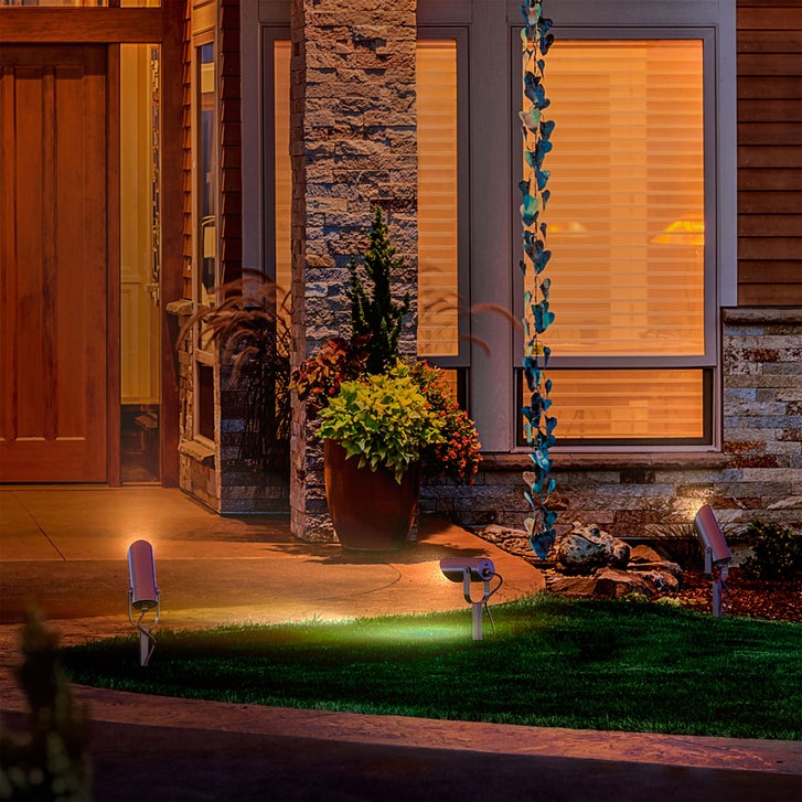Atomi Smart Wi Fi Locus Outdoor Spot Lights Starter Kit | Costco
