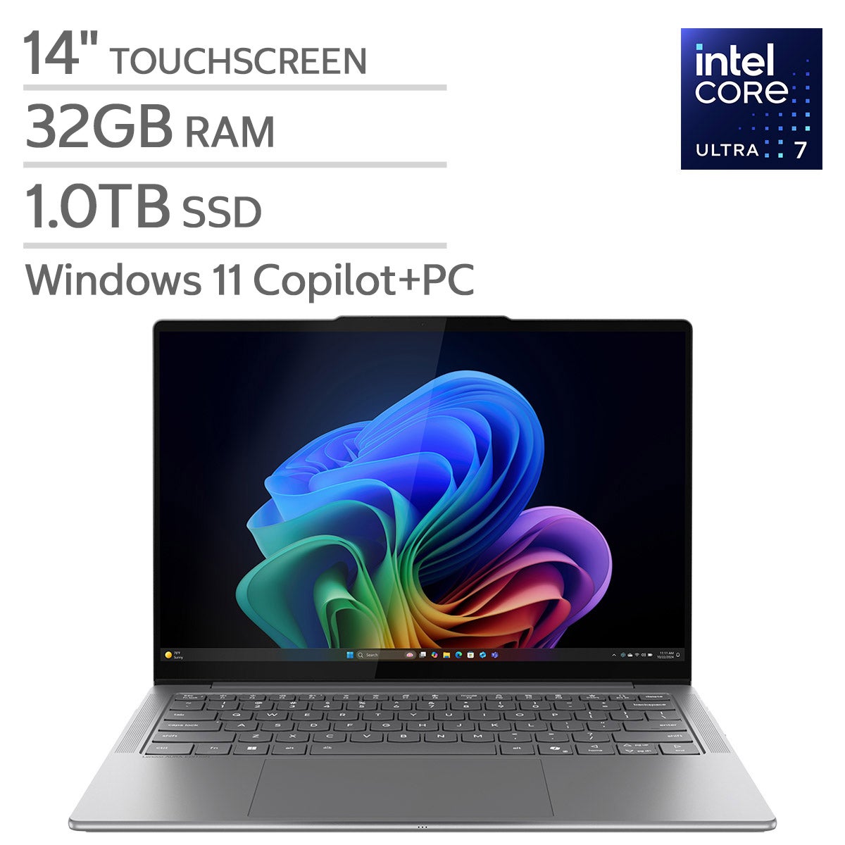 Lenovo Slim 7i 14" OLED Touchscreen Copilot+ PC — Aura Edition — Intel