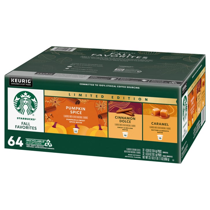 Starbucks Fall Favorites Variety Pack 64-count KCup | Costco