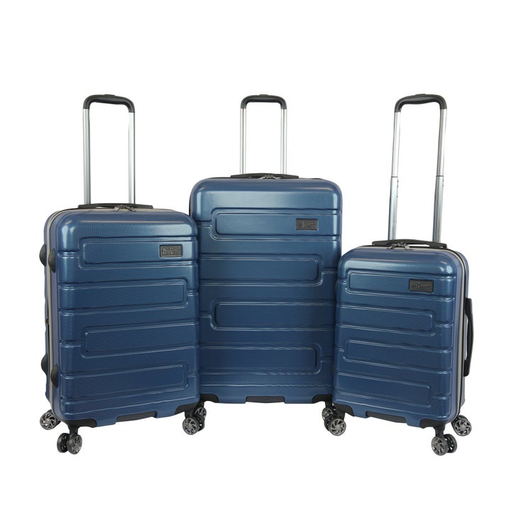 Original Penguin Crimson 3-piece Hardside Spinner Luggage Set | Costco