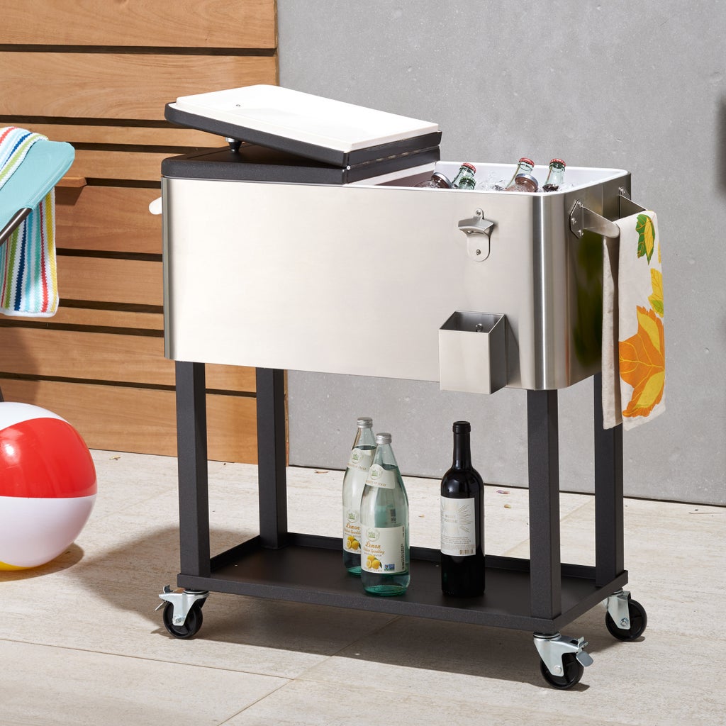 Trinity Stainless-steel 75 L (80 qt.) Cooler with Cover | Costco