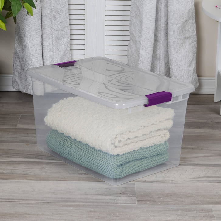 Sterilite 66 Quart ClearView Latch Box, 6-pack | Costco