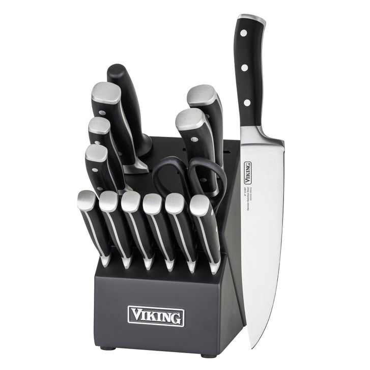 Viking 15-piece German Steel Knife Block Set | Costco