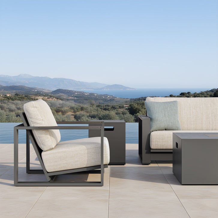 Veranda Classics Milan 5-piece Outdoor Patio Fire Seating Set | Costco