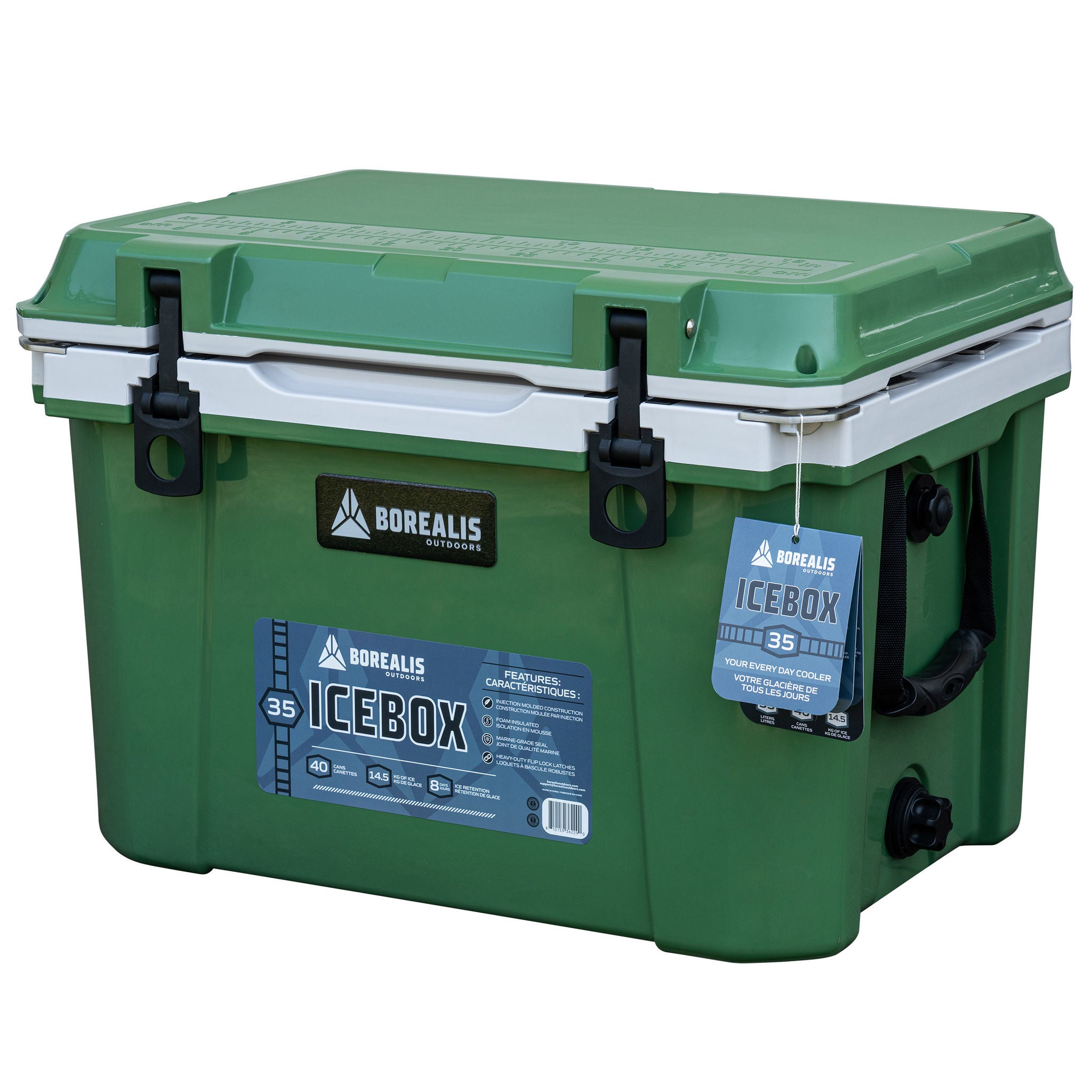 Borealis Outdoors Ice Box 33 L (35 qt.) Hard Cooler | Costco