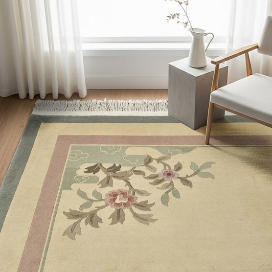 Pagoda Hand Knotted Rug Collection, Vevey Ivory | Costco