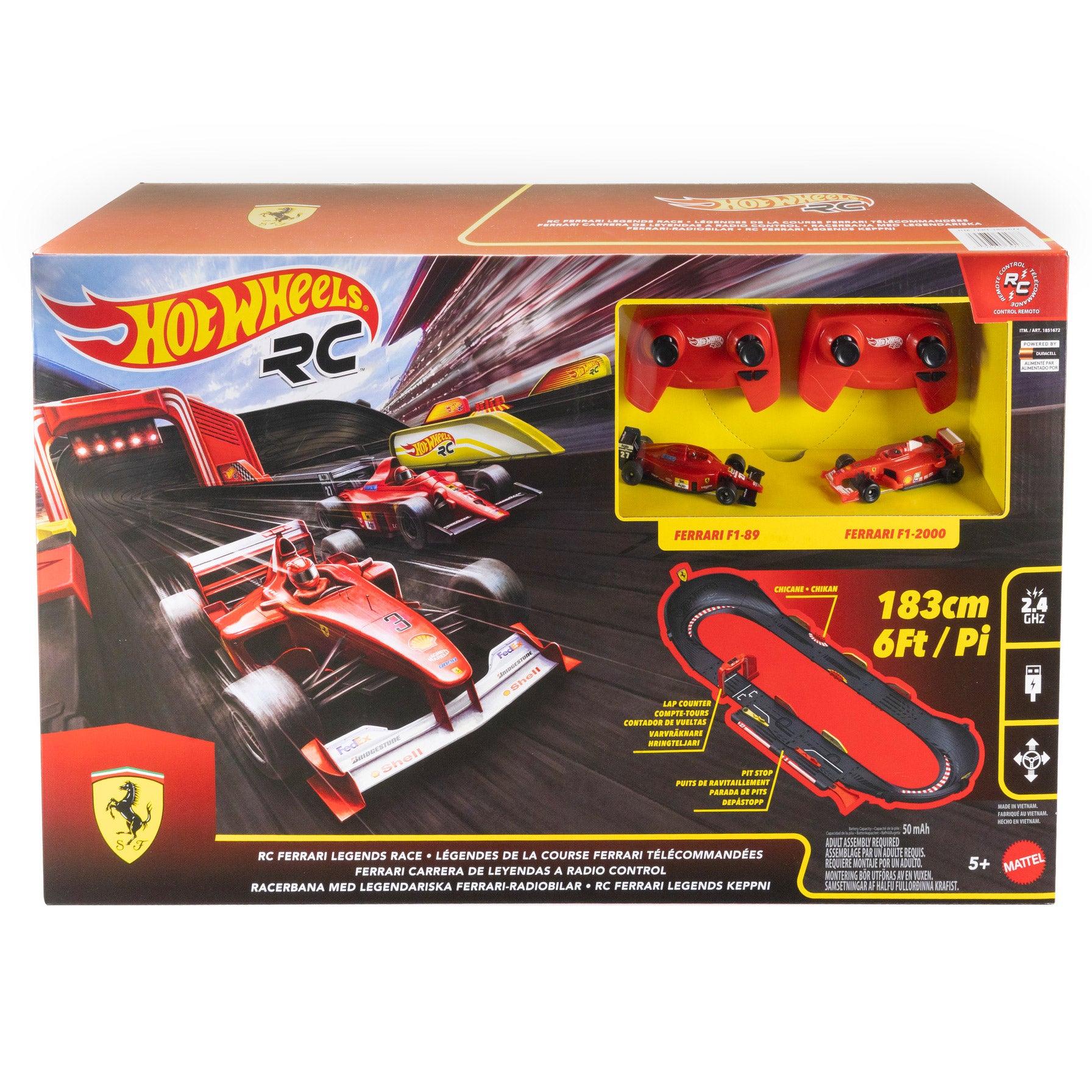 MATTEL HOT WHEELS FERRARI TRACK SET