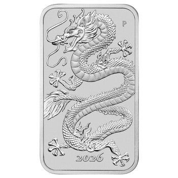 1 oz The Perth Mint Dragon Rectangular Coin, 20-Count | Costco