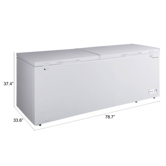 Hamilton Beach Garage Ready 30 cu. ft. Chest Freezer with Double