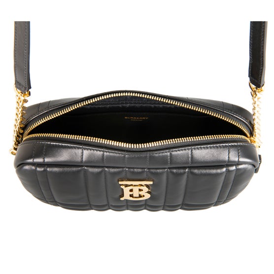 Burberry Small Lola Quilted Camera Bag, Black | Costco