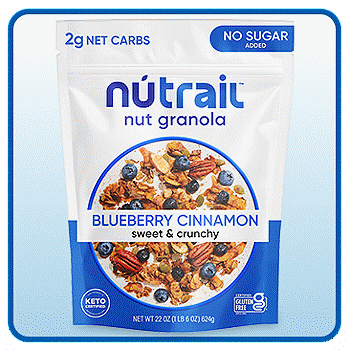 NuTrail Nut Granola, Blueberry Cinnamon, 22 oz