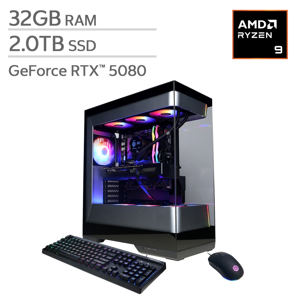 Supreme 販売 様　オーダーパソコン CyberPowerPC Gamer Supreme Gaming Desktop - AMD Ryzen 9 9900X3D
