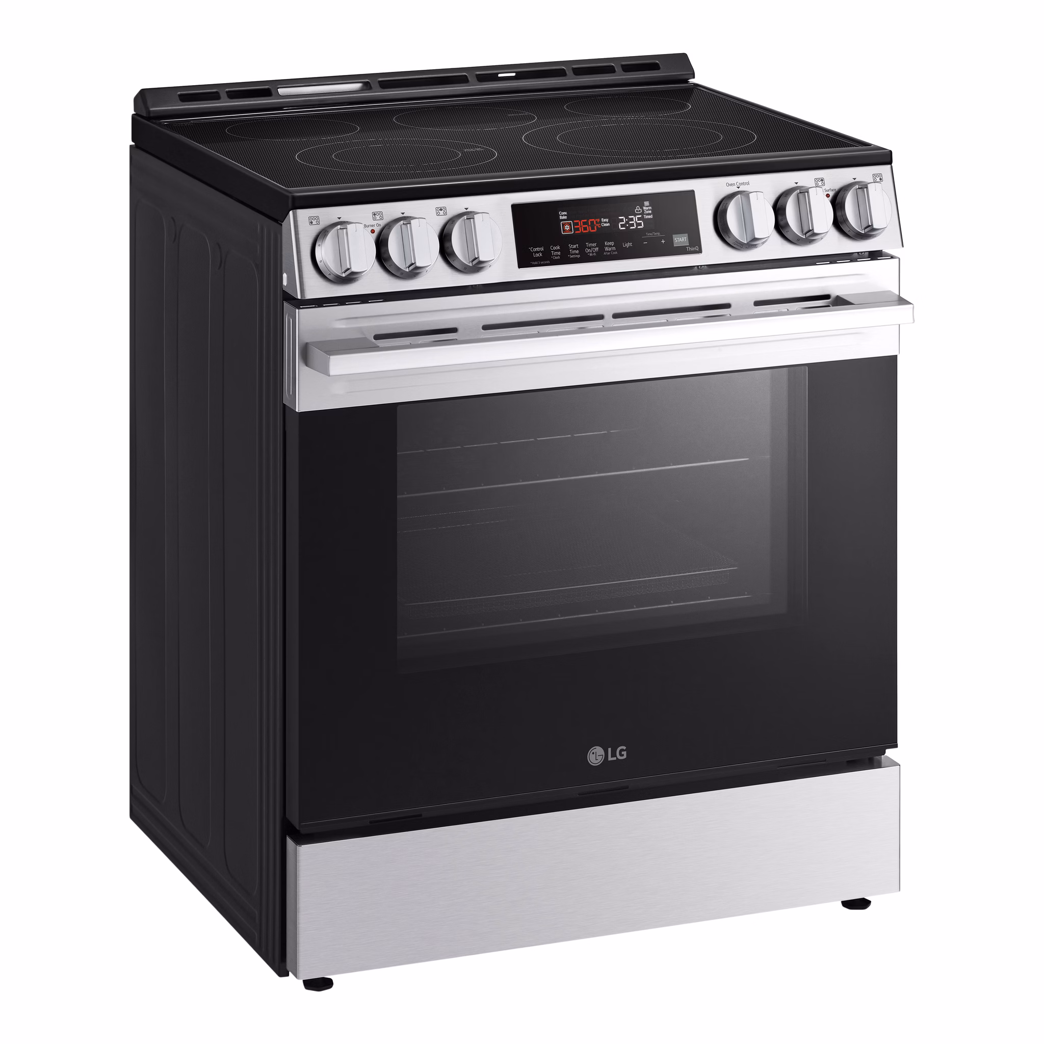 LG 30-in. 6.3 cu.ft. electric freestanding range with true convection and air fry