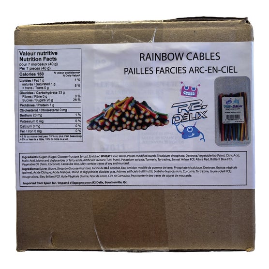 R2-Delix Rainbow Cables, 12 x 260 g | Costco