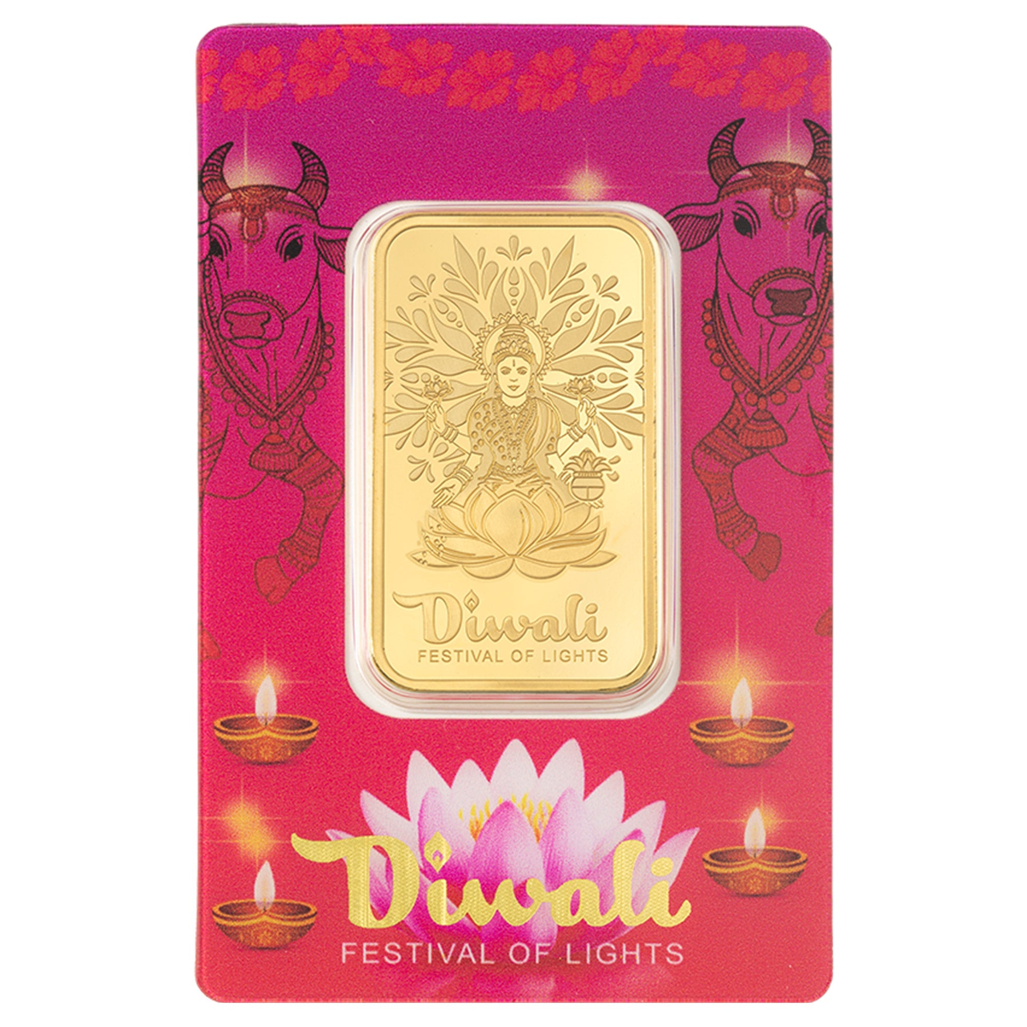 1 oz Gold 2026 Diwali Lakshmi Sacred Cow (New in Assay)