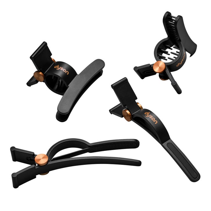 Dyson Airstrait Straightener with Hair Clips, Detangling Comb, and