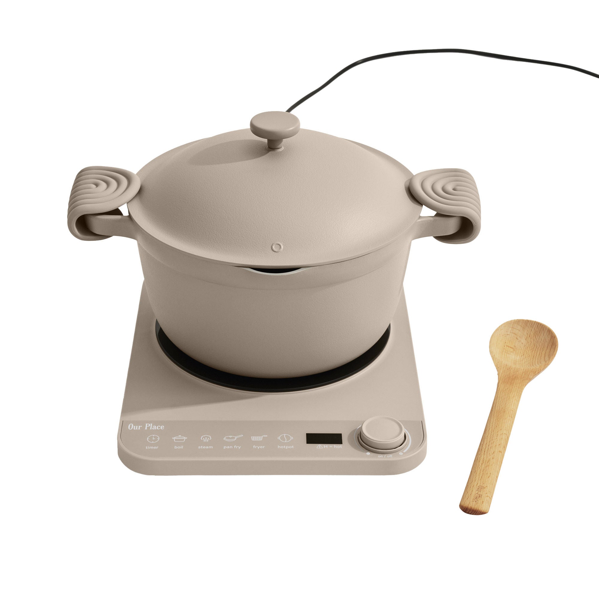 Our Place Induction Plate and Perfect Pot with Hot Grips