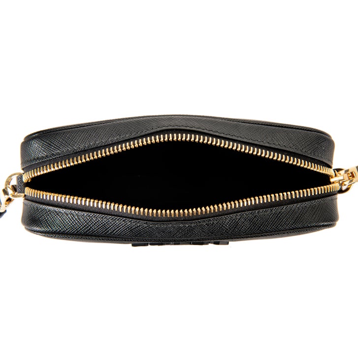 Prada Saffiano Leather Shoulder Bag, Black | Costco