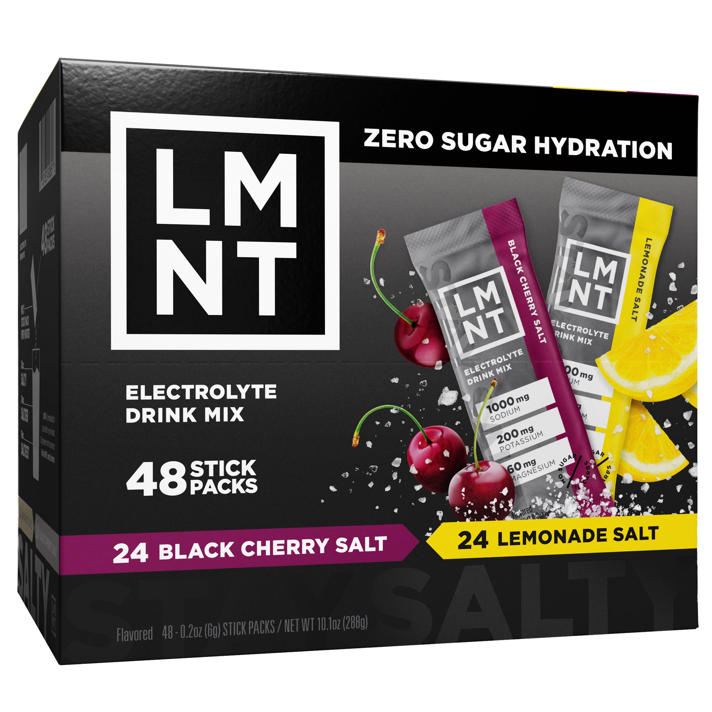 ユヤマ　マルチリボンカセット黒　YMR-5840-BL 7個セット LMNT Zero Sugar Electrolytes, 48ct Drink Mix Variety Pack, Black