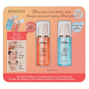 Menokin 30 Seconds Quick Bubble Mask, 2 x 120 mL