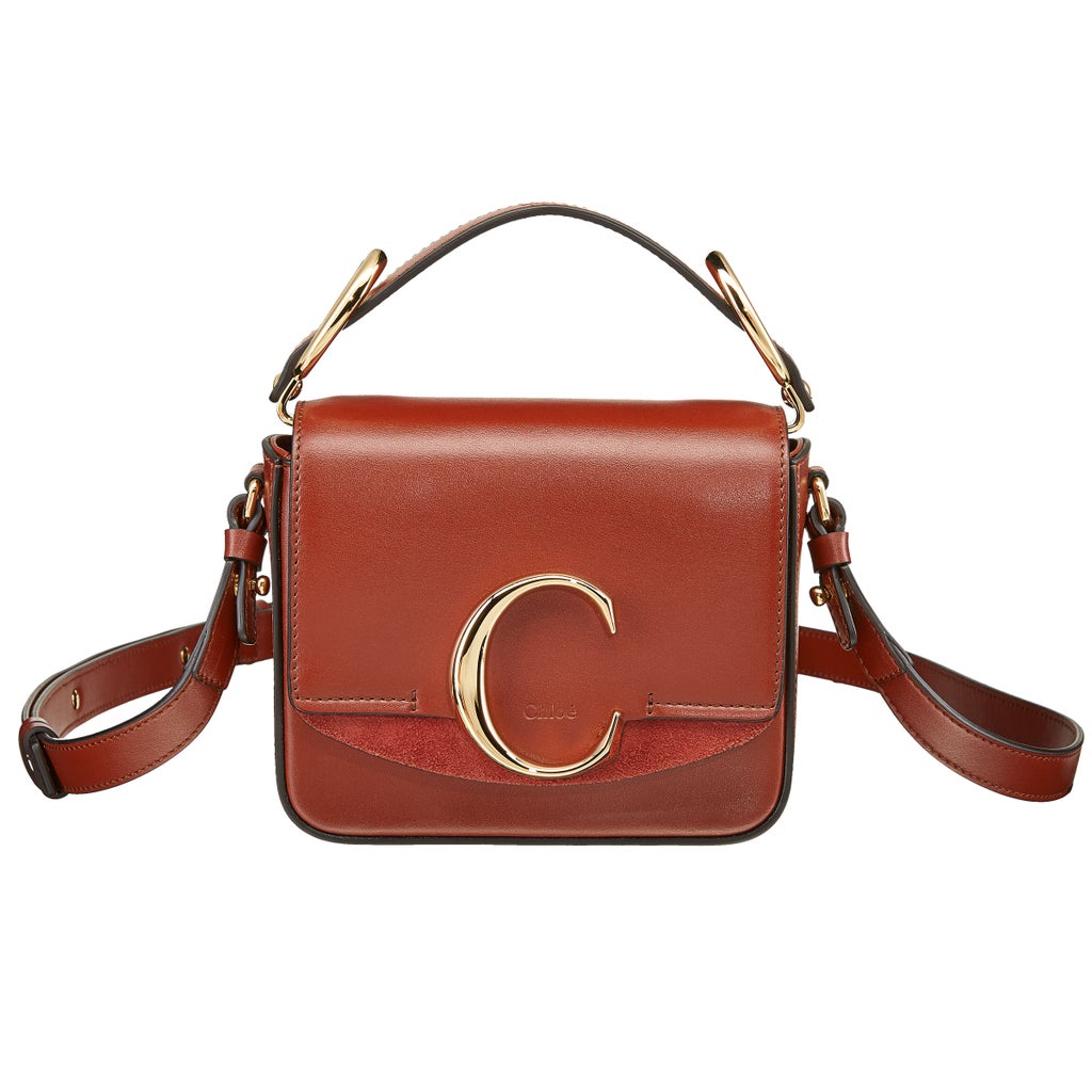 Chloe Mini C Bag, Sepia Brown | Costco