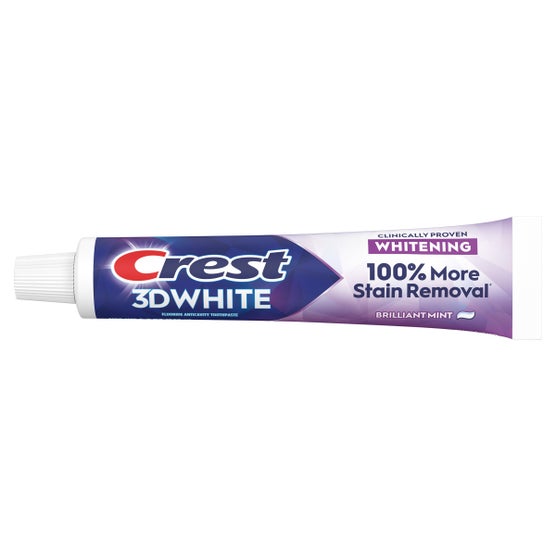 Crest 3D White Brilliant Mint Whitening Toothpaste, 5.2 oz, 5-pack