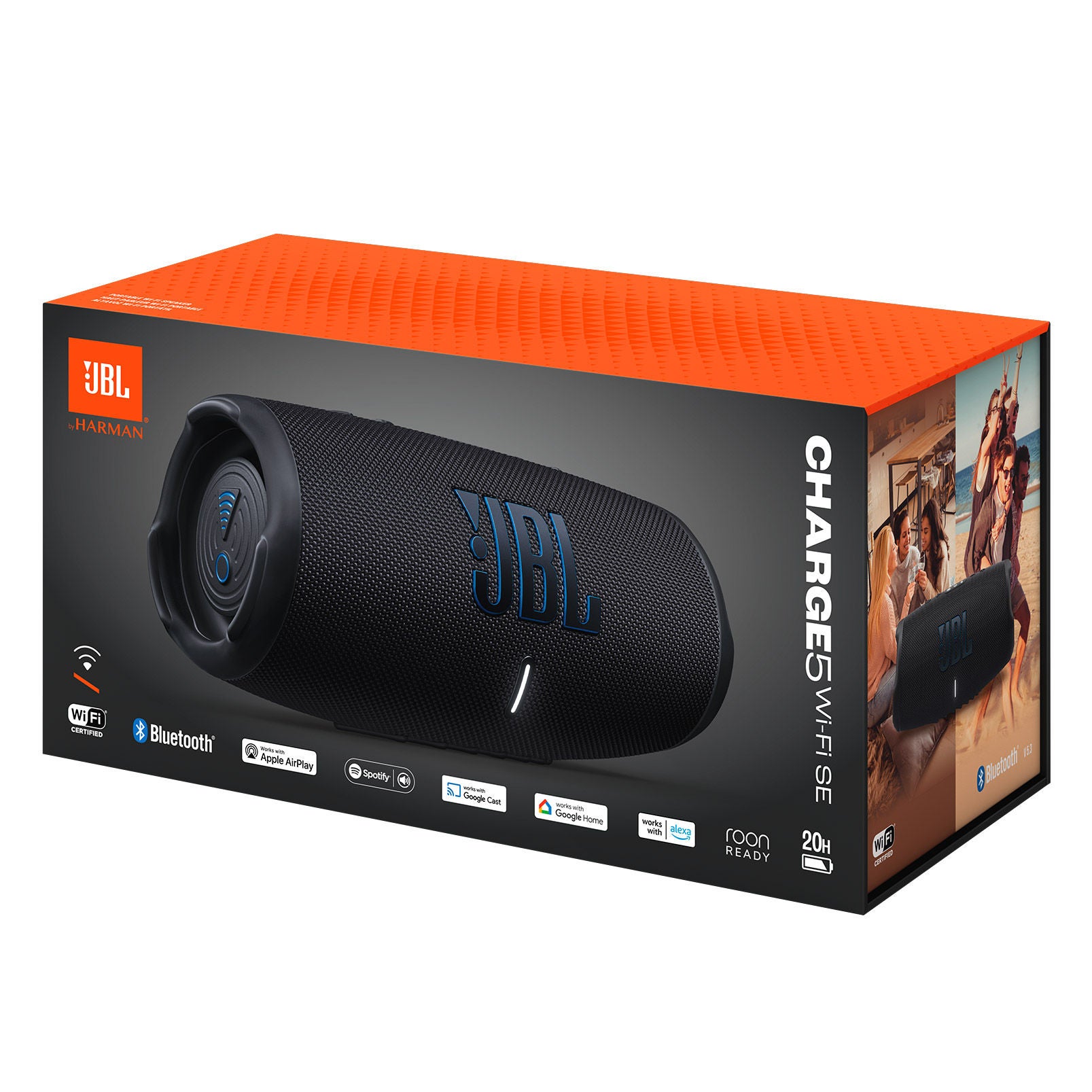 JBL Charge 5 Wi-Fi SE Portable Waterproof Speaker with Auracast