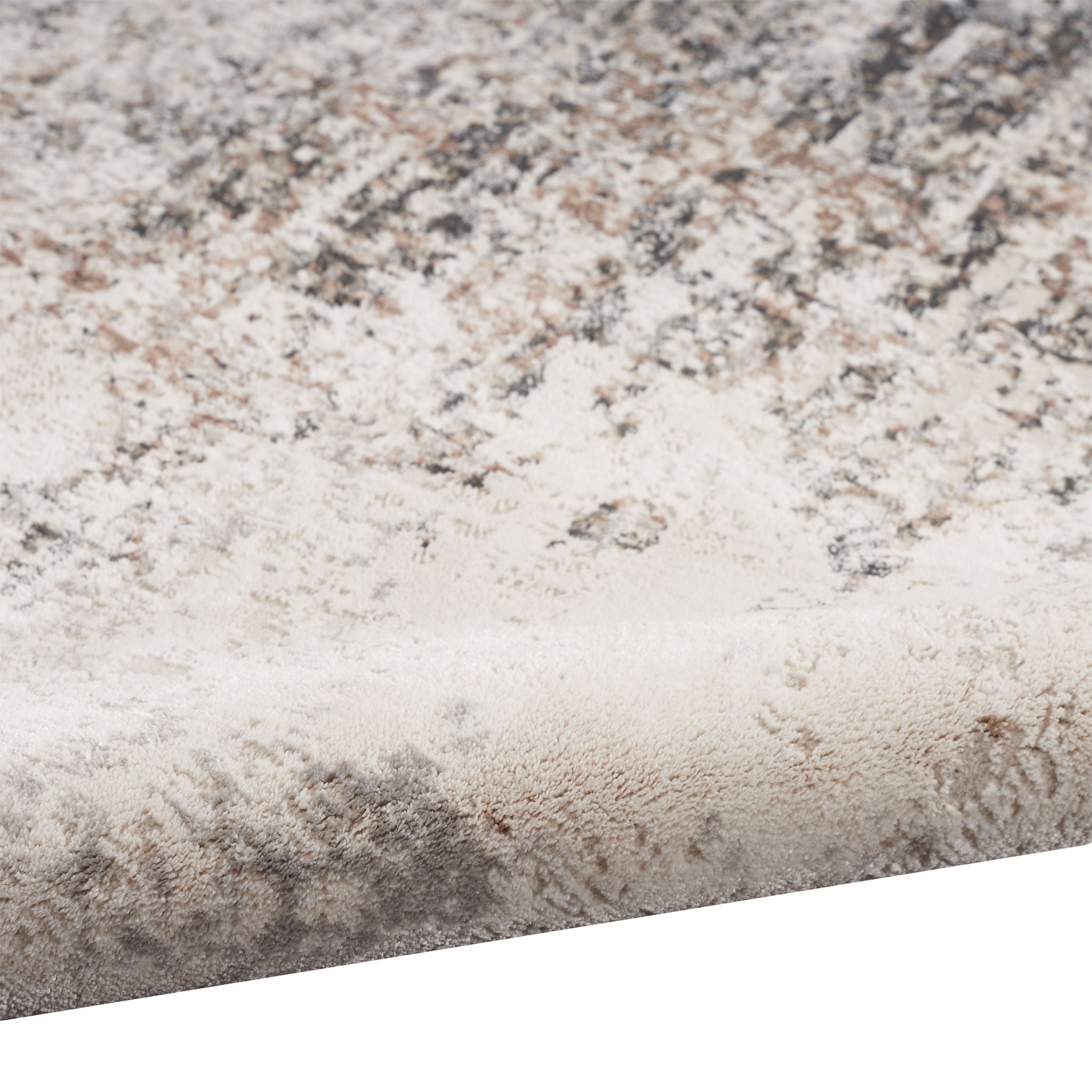 Calvin Klein Luminosity Ivory Gray Area Rug, 6' 6
