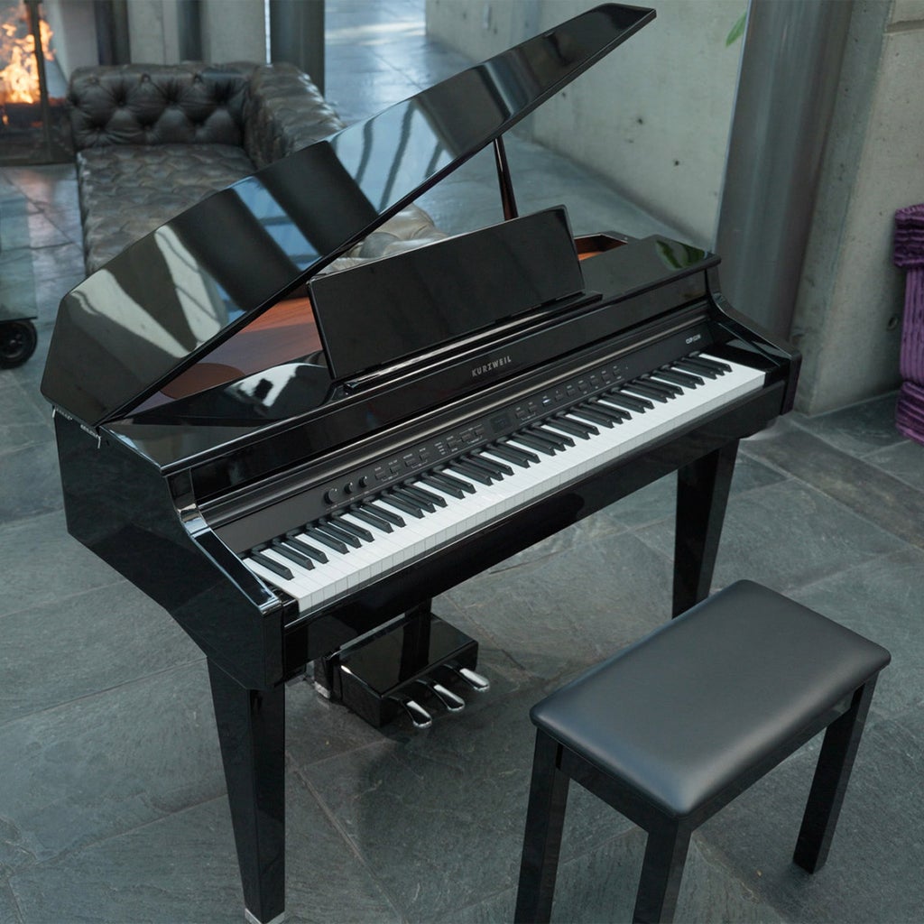 Kurzweil CUP G1W Mini-Grand Digital Piano Bundle | Costco