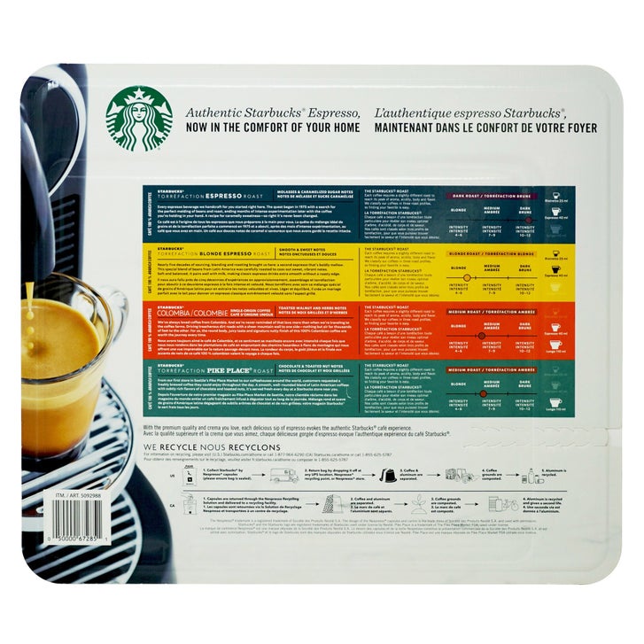Starbucks Nespresso OL Variety 60 count | Costco
