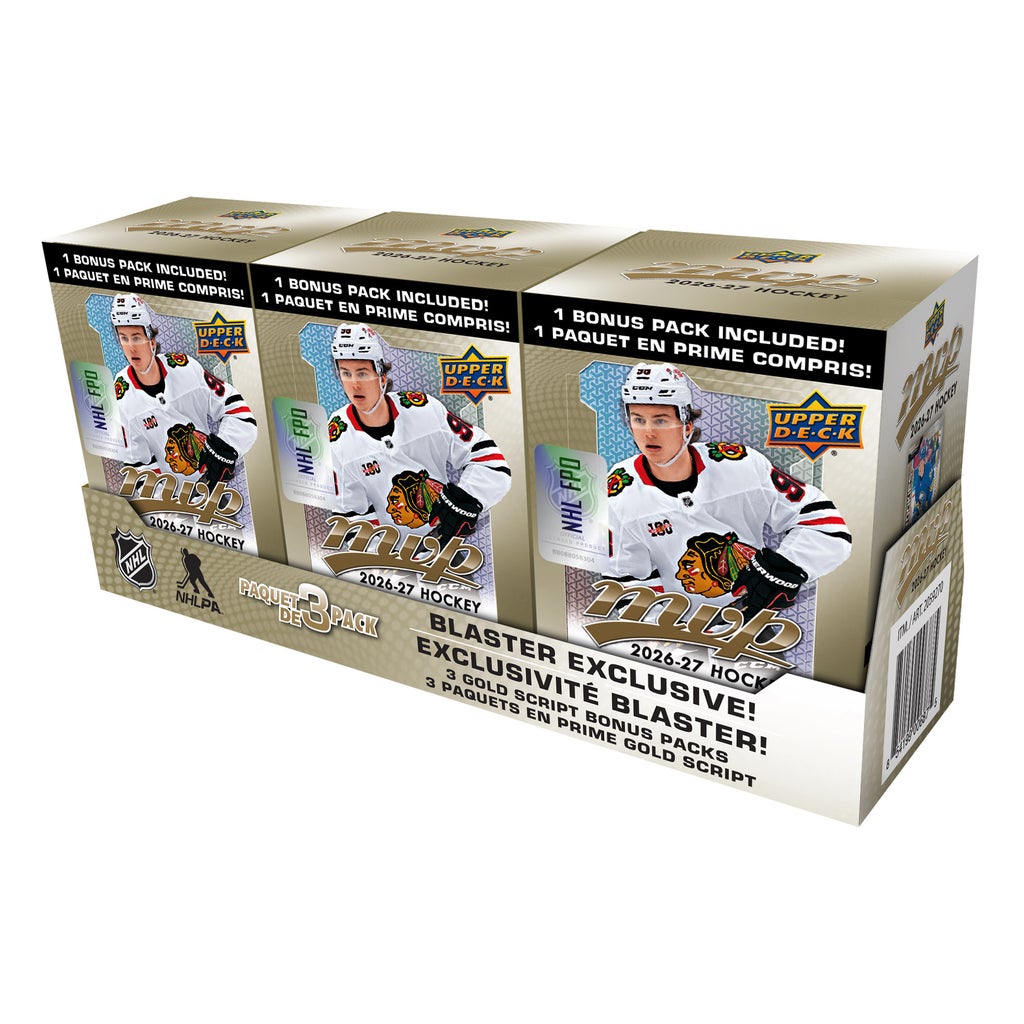 Upper Deck 2026-27 MVP Hockey Blaster Boxes 3-pack | Costco