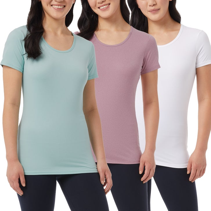 32 Degrees Ladies' Cool Tee, 3-pack | Costco