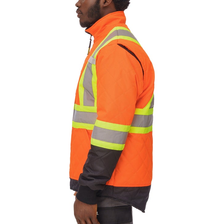 Holmes Workwear High-visibility Quilted Freezer Jacket | Costco