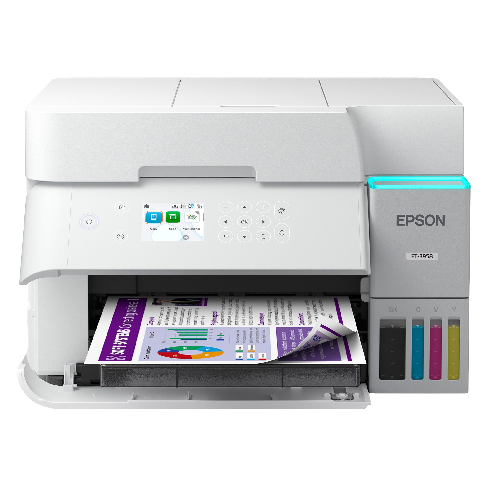 EPSON EcoTank ET-3958 Wireless All-in-One Color Supertank Printer