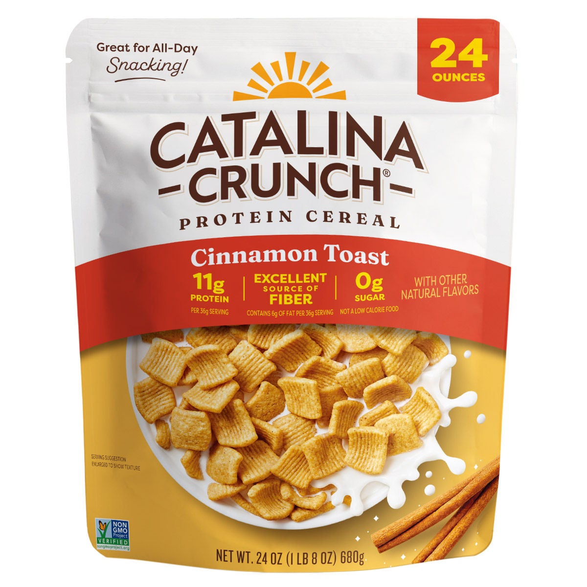 Catalina Crunch Cinnamon Toast Protein Cereal, 24 oz
