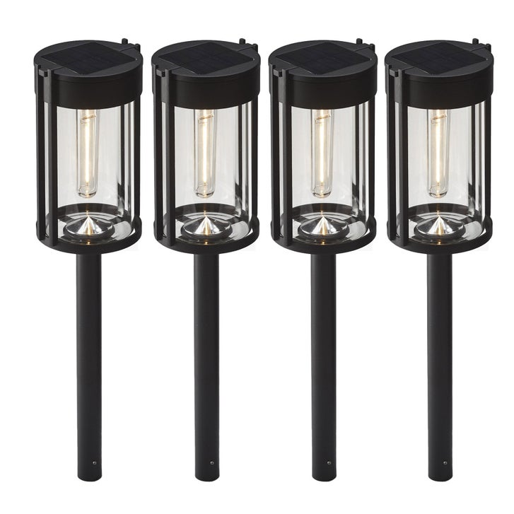 GTX Solar LED Pathway Lights, 4-pack | Costco