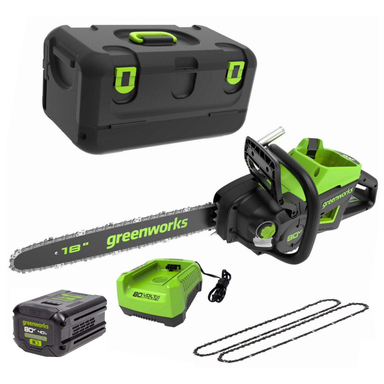Greenworks 80V 18-inch 2.5Kw Chainsaw