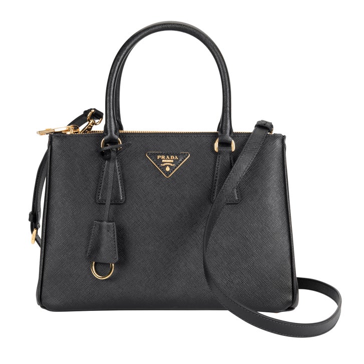 Prada Small Saffiano Leather Galleria Bag, Nero | Costco