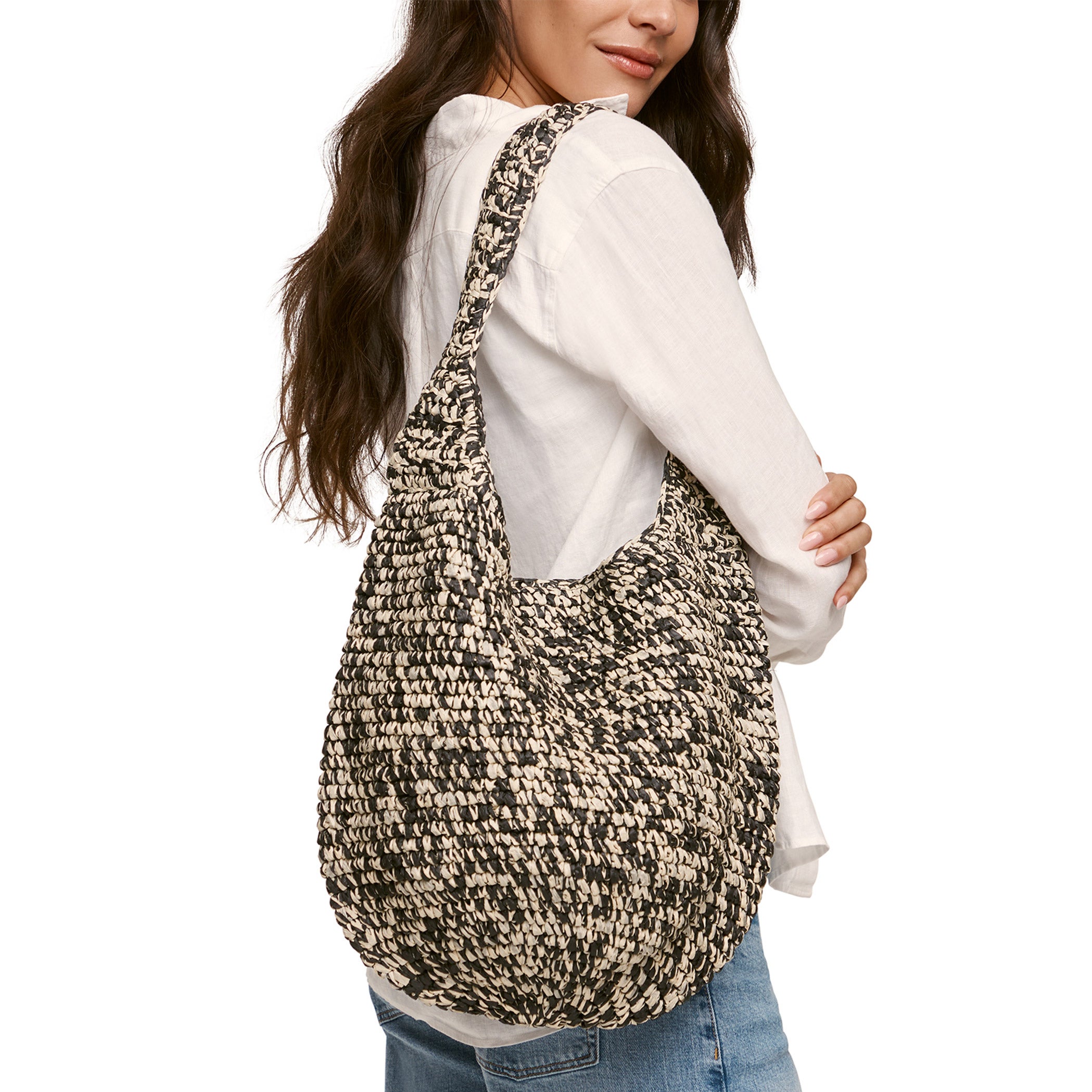 BANANA REPUBLIC RAFFIA TOTE BAG