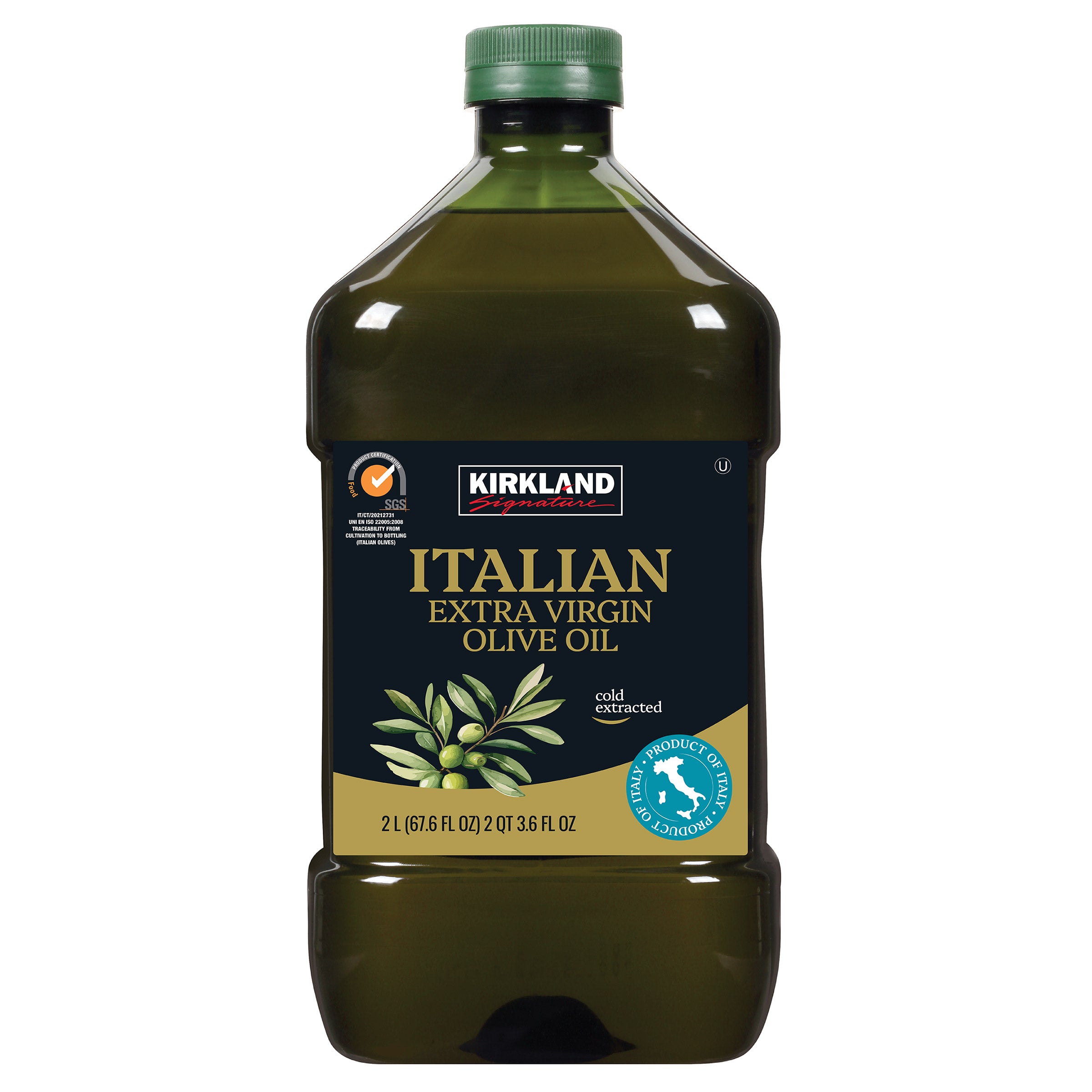 Kirkland Signature, Extra Virgin Italian Olive Oil, 2 L | Costco
