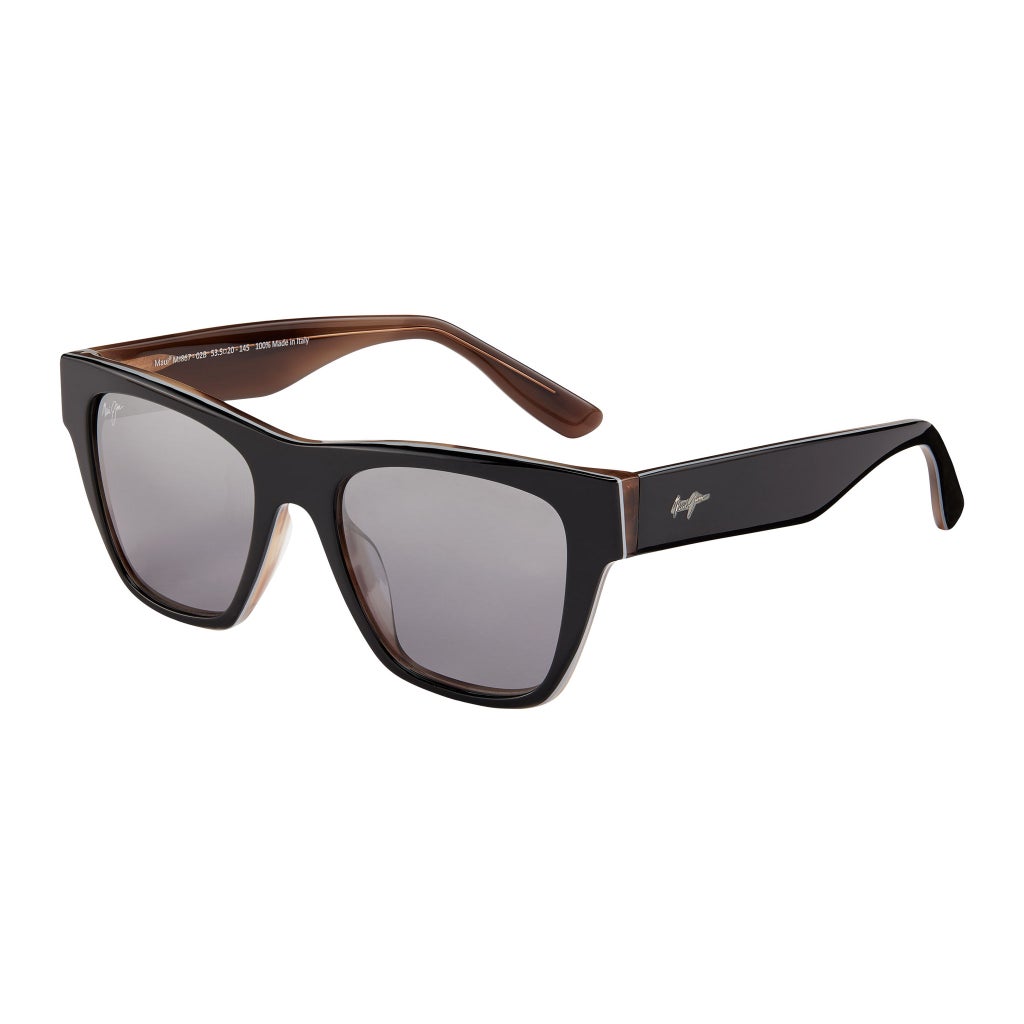 Maui Jim Ekolu DSB867-02B Black and Tan Dual Mirror (Silver-to Maui Jim Ekolu DSB867-02B Black and Tan Dual Mirror (Silver-to