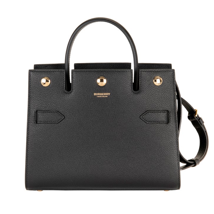 Burberry Mini LTHR Title Bag, Black | Costco