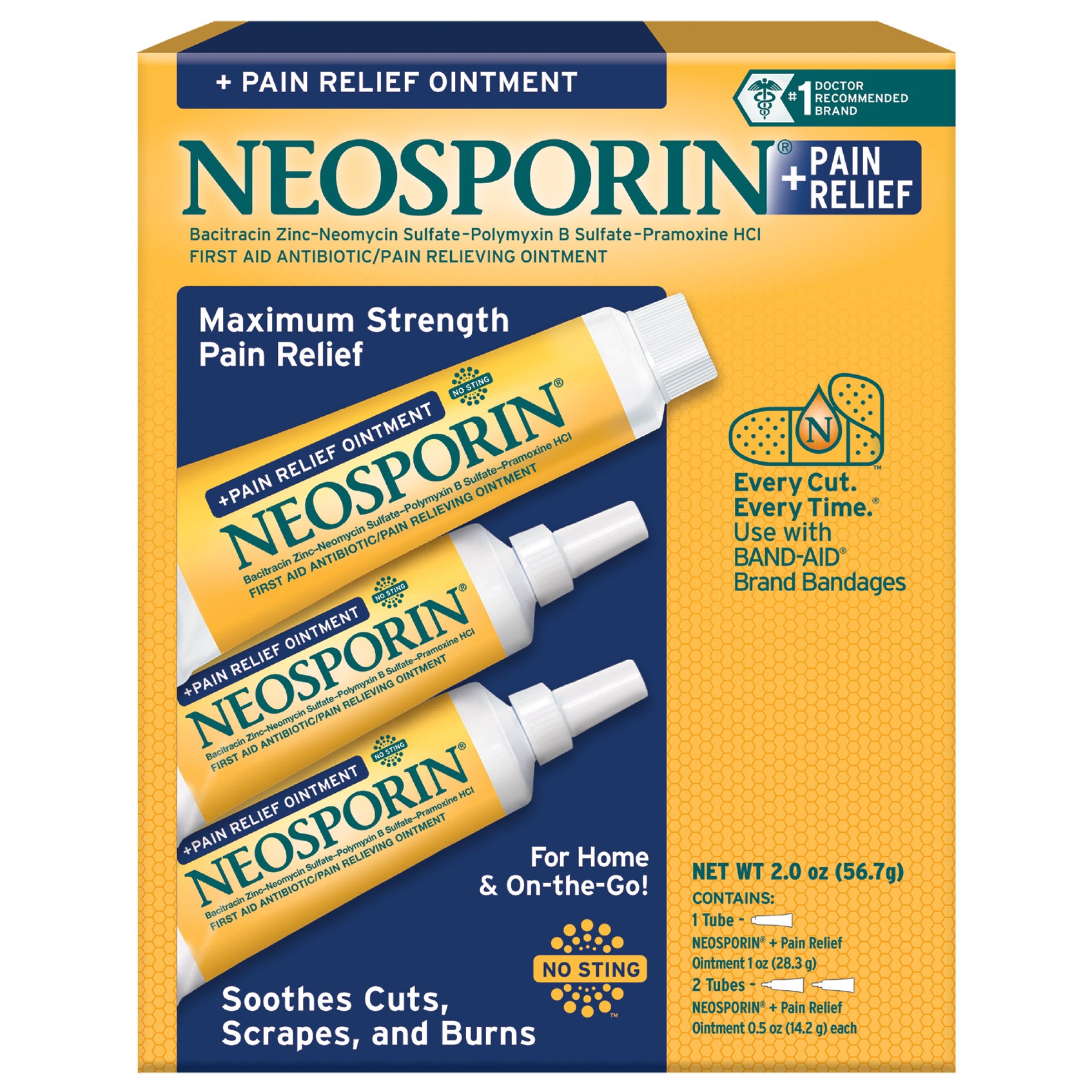 Neosporin + Max Strength Pain Relief Dual Action Topical