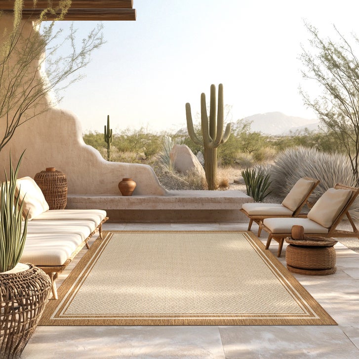 ✨Under the sun ✨PELLICO✨ペリーコ22.5cm Gertmenian Naples Collection Ace Border Indoor/Outdoor Area Rug
