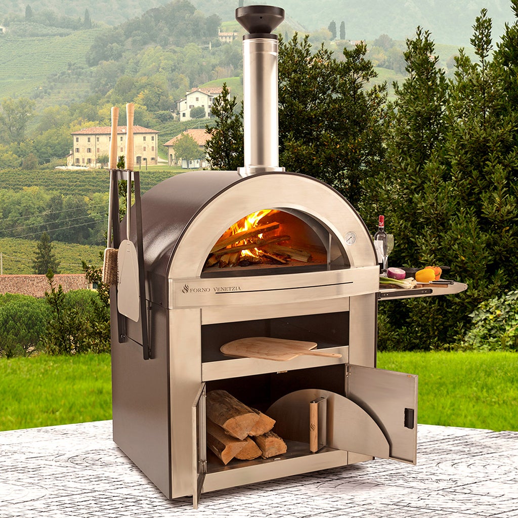 ノコオーノ Forno Venetzia Torino Outdoor Wood Burning Pizza Oven | Costco