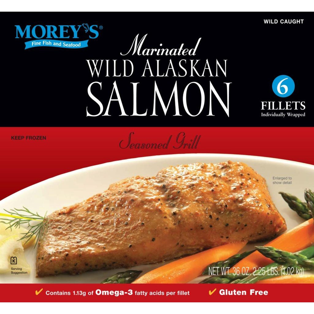 costco fish filet alaskan box instructions Morey's Marinated Wild salmon (6 fillets) Marinated Alaskan Salmon Kirkland Cod From Costco |