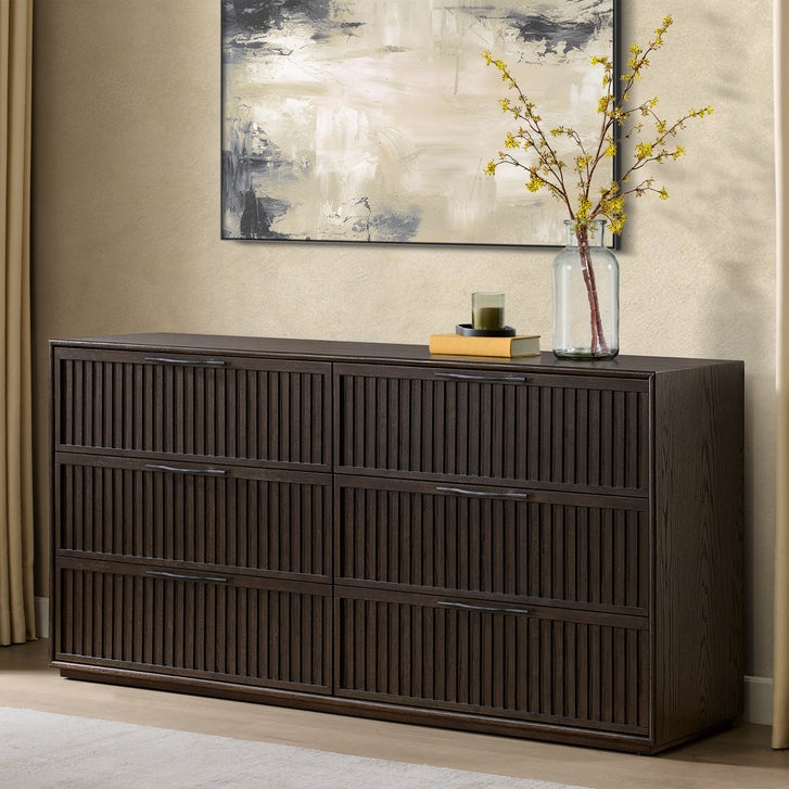 costco dresser This has incredible storage, smooth-gliding drawers, and is crafted with hardwood solids and acacia veneers. So pretty , #dresser #costco #costcofinds #furniture #furniturefinds Gorgeous 7-Drawer Dresser at Costco